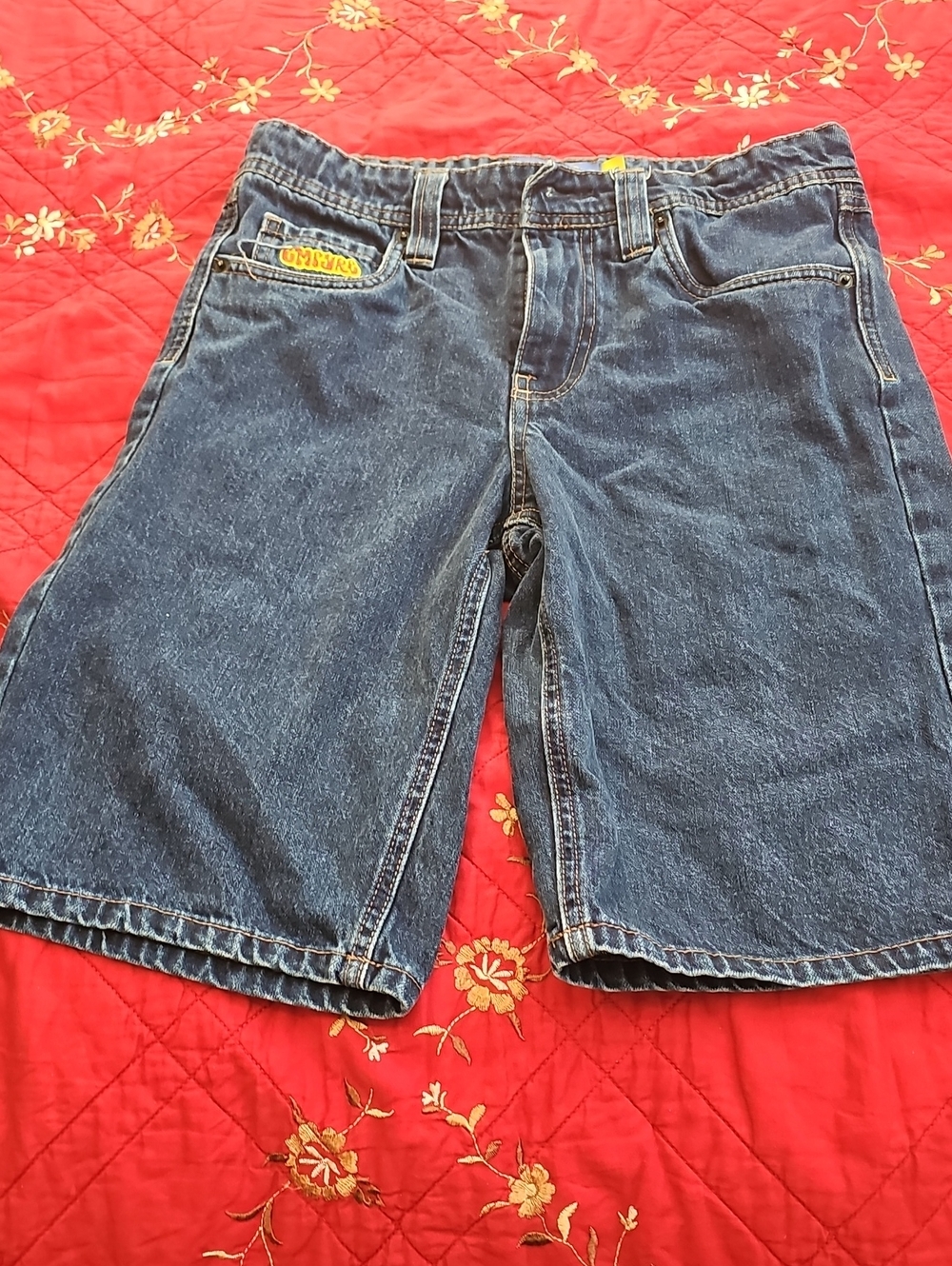 Empyre Kids Blue Denim Knee-Length Shorts